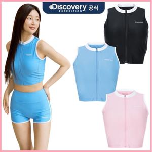 디스커버리 프레시벤트 여성 슬리브리스 돌핀워터탑 DWSW98043