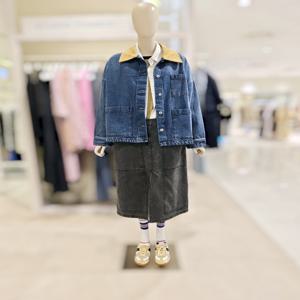 [톰보이] 배색 데님 자켓 9165313871
