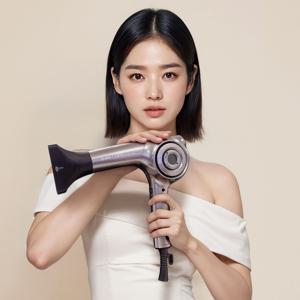 [본사직영] 프리미엄 BLDC 항공모터 디지털 드라이기 에어컬렉션 MS8001A 메탈실버