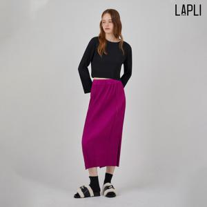 [최초가 129000원] 컷아웃 H라인 레터링 스커트_LPSKF024002