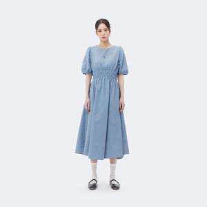 [정가 69,900원]캐리오버 허리스모킹 나일론원피스_AR2WOS83