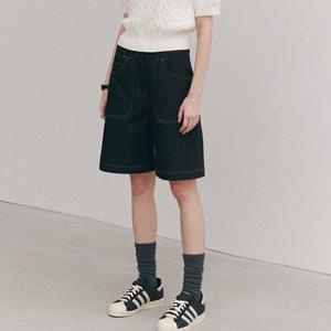 [모우트] DENIM BERMUDA PANTS_moat black [MO23SPT004]