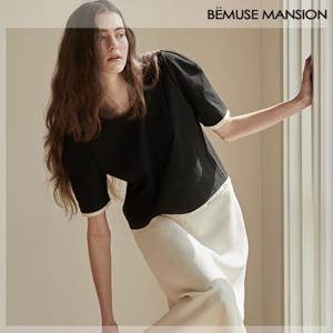 Hem line lace detail top_Black