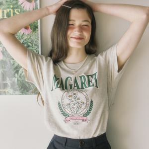 [아워호프] Margaret Artwork T-shirt - Oatmeal [H24SM1-TS07-OAT]