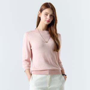 [최초가 69000원] [55~88] 실크 블렌드 모크넥 니트