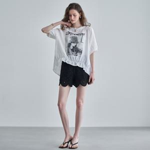 공식몰 [정상가 99,000원] 호피벙거지 린넨 루즈핏 블라우스 ML07BL571HJY