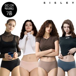 [방송히트] SSPT 무봉제 심리스 퓨징 미디/맥시팬티 7종 (XS-XL 완벽커버 원사이즈)