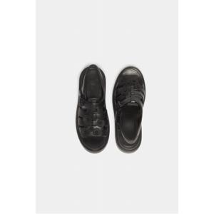 Flower jelly sandal(black)_DG2AM25050BLK