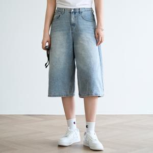 기본/롱 히든밴딩 워싱 버뮤다 팬츠 #710752