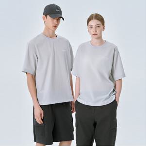 [본사 공식] Outdoor 우븐 스트레치 반팔티 (FS2RSG2136X_PGY)