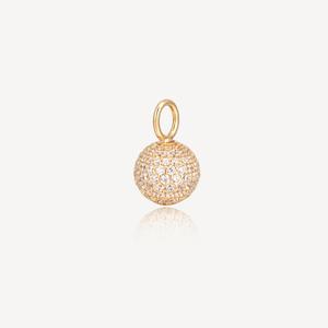 14k 18k 솔라 디스코 볼 펜던트(모이사나이트)