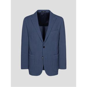 [Galaxy] MARZOTTO 울 혼방 플리츠 솔리드 재킷  블루 (GA4211U23P)