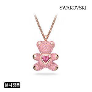 [본사정품] Teddy Heart 핑크 로즈골드 목걸이 5642976
