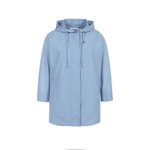 [하프클럽/라이트블루 면 소재 혼방 심플 후드 집업 CLCMJP103