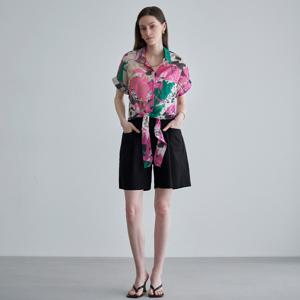 공식몰 [정상가 49,000원] 베이직 포켓 3부 코튼 팬츠 ML08SL070FJY