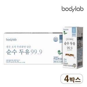 순수두유 99.9 190ml 24팩 x 4박스(총 96팩)