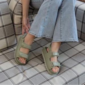 [최초가 148,000원] 하트장식 벨크로 캐주얼 샌들 GREEN 5cm (FKS1F1SS110K2)