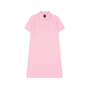 우먼스 베이직 폴로 원피스 8103 핑크