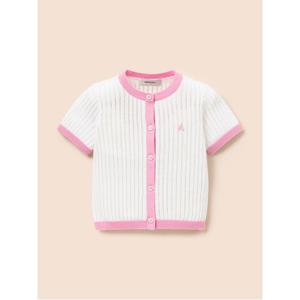 BEANPOLE KIDS [7/19 무료반품] 여아 크로쉐 가디건  아이보리 (BI545AG030)