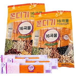 꿀맛 16곡물 쫀디기 210g(8개)X4