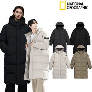내셔널지오그래픽 남여공용 카이만 프로 롱기장 구스 다운 점퍼 N244UDW160