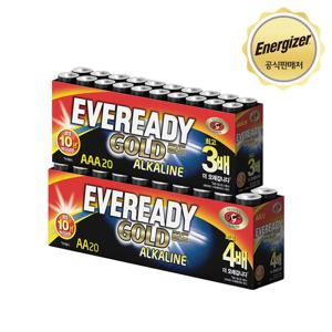 EVR 알카라인 건전지 20입 (AA/AAA) 택 1