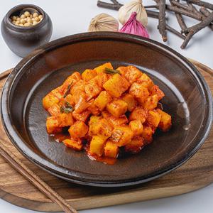 (무료배송) 더아삭 전라도  깍두기 2kg /100% 국내산 / HACCP 인증