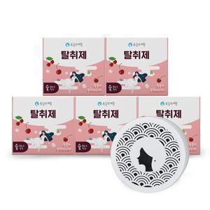고체형 실내 탈취제 블랙체리 5개 공기정화 욕실주방