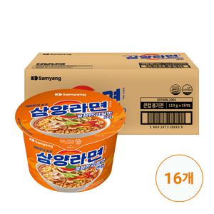 식품] 큰컵 라면 110g x 16개(1박스)