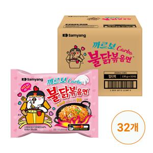 식품] 까르보불닭볶음면 130g x 32개(1박스)