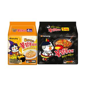 식품] 불닭볶음면 5개 + 4가지치즈불닭볶음면 4개