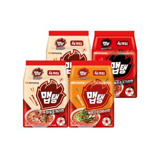 식품] 맵탱 마늘조개라면 8개 + 청양고추대파라면 4개 + 흑후추소고기라면 4개