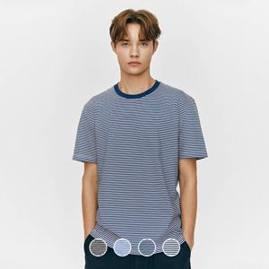 025523 라운드넥 핀스트라이프 반팔티
