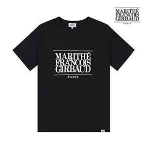 공용 엠보 로고 피그먼트 티 MFG42SS002_BKWH