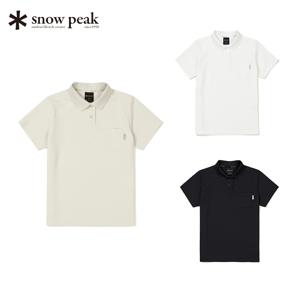 스노우피크 피케 우먼스 반팔 폴로 티셔츠 S23MWFPS57