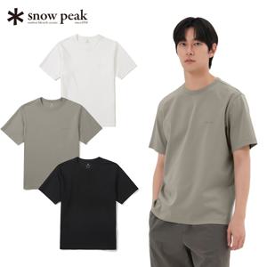 스노우피크 수피마 실켓 반팔 티셔츠 S25MMFTS28