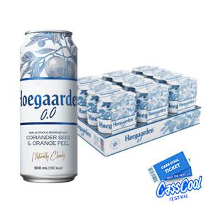 공식판매처 호가든 제로 500ml X 24캔 논알콜 무알콜맥주맛