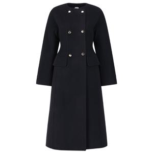 [정상가:549,000원]블렌드 노카라 더블 롱 코트 D244MSG505