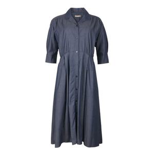 [파슨스] Rayon Denim Shirring Shirt Dress  [MSPQ4OP03]