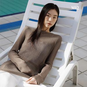 [온플/3만원인하] M12 25SS 여성 시스루 루즈핏 풀오버 3종