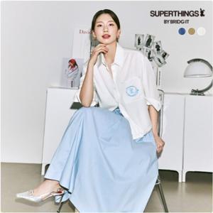[바이브리짓X슈퍼띵스]25SS 리오셀100  데님셔켓