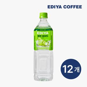 [이디야] PET 제로 에이드 청포도 1000ml x 12개