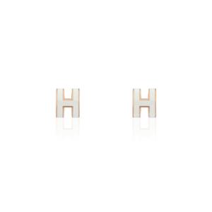 귀걸이 미니팝아슈 POP-H MINI 화이트+로즈골드