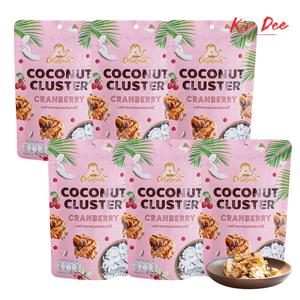 킨디 코코넛 클러스터 크랜베리 40g 6개