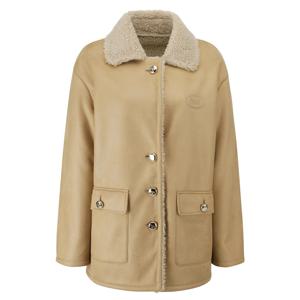 [정상가:599,000원]페이크 레더 무스탕 D244PSG758