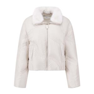 [정상가:899,000원]밍크카라 구스 숏 패딩 D244PSG816