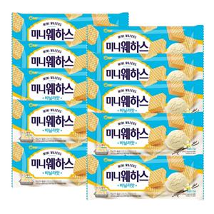청우 미니웨하스 바닐라 80gX10