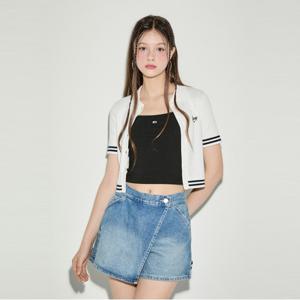 [정소가 : 148000원]타미진스 크롭 립 폴로 가디건 (T32E1KCD32TWT1YBH)