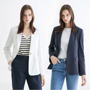 [정소가 : 495000원] 힌스 린넨 슬림 블레이저 2종 택1 (T22E1WJB159WL1)