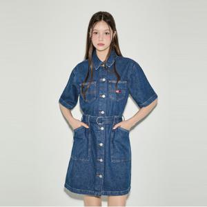 [정소가 : 238000원]타미진스 벨티드 워크웨어 원피스 (T32E6WOP01TWT11BK)